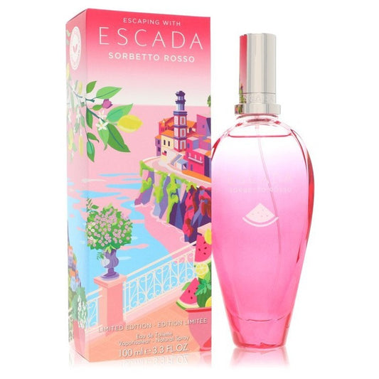 Escada Sorbetto Rosso Eau De Toilette Spray (Limited Edition) By Escada - Le Ravishe Beauty Mart