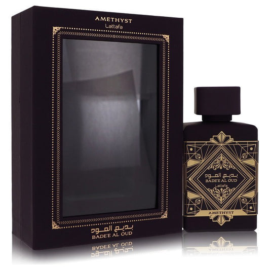 Amethyst Badee Al Oud Eau De Parfum Spray (Unisex) By Lattafa - Le Ravishe Beauty Mart