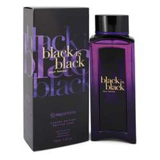 Black Is Black Eau De Parfum Spray By Nu Parfums - Le Ravishe Beauty Mart