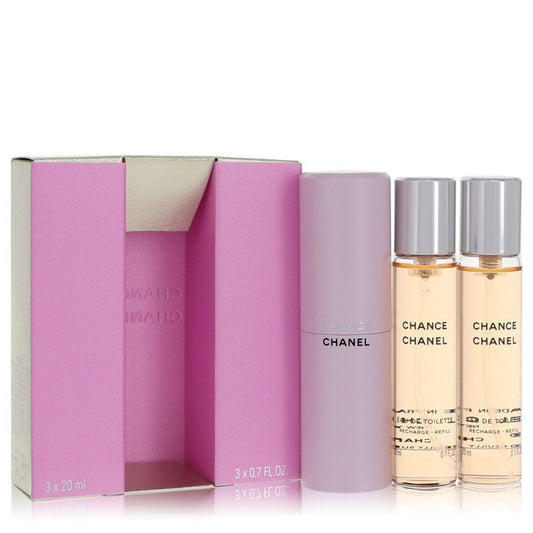 Chance Mini EDT Spray + 2 Refills By Chanel - Le Ravishe Beauty Mart