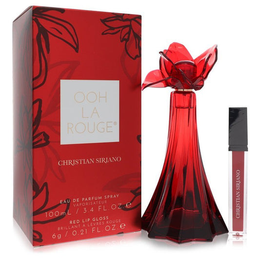 Christian Siriano Ooh La Rouge Eau De Parfum Spray + 0.21 oz Red Lip Gloss By Christian Siriano - Le Ravishe Beauty Mart