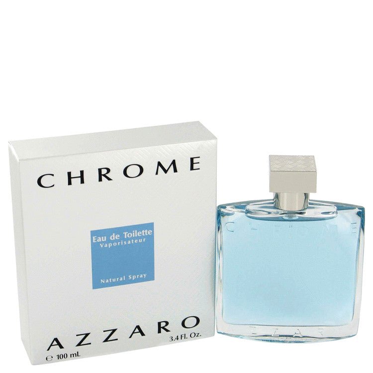 Chrome Eau De Toilette Spray with Bonus .23 Mini EDT By Azzaro - Le Ravishe Beauty Mart