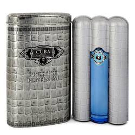 Cuba Prestige Platinum Eau De Toilette Spray By Fragluxe - Le Ravishe Beauty Mart