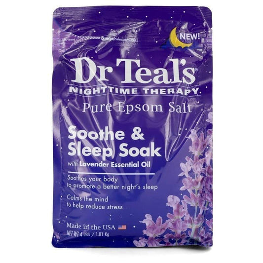 Dr Teal's Nighttime Therapy Pure Epsom Salt Sooth & Sleep Soak with Lavender Essential Oil By Dr Teal's - Le Ravishe Beauty Mart