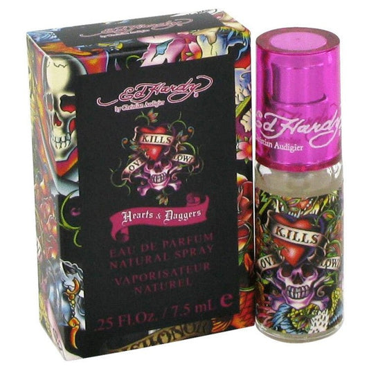Ed Hardy Hearts & Daggers Mini EDP Spray By Christian Audigier - Le Ravishe Beauty Mart