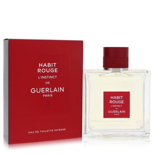 Habit Rouge L'instinct Eau De Toilette Intense Spray By Guerlain - Le Ravishe Beauty Mart
