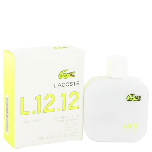 Lacoste Eau De Lacoste L.12.12 Blanc Eau De Toilette Spray (Limited Edition) By Lacoste - Le Ravishe Beauty Mart