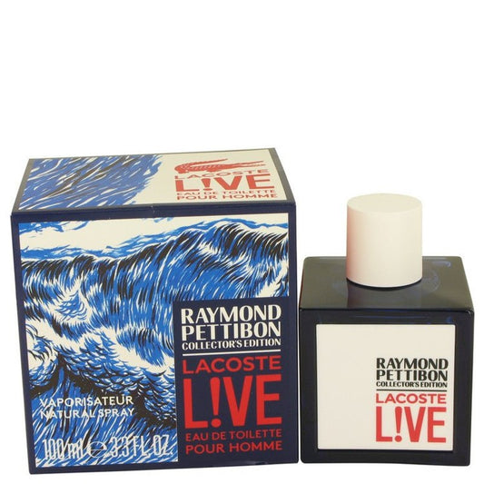 Lacoste Live Eau DE Toilette Spray (Limited Edition Raymond Pettibon Bottle) By Lacoste - Le Ravishe Beauty Mart