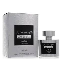 Lattafa Confidential Platinum Eau De Parfum Spray (Unisex) By Lattafa - Le Ravishe Beauty Mart