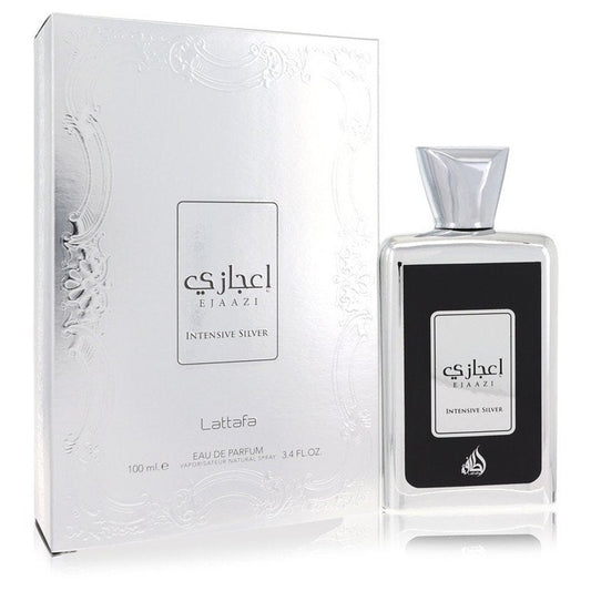 Lattafa Ejaazi Intensive Silver Eau De Parfum Spray (Unisex) By Lattafa - Le Ravishe Beauty Mart