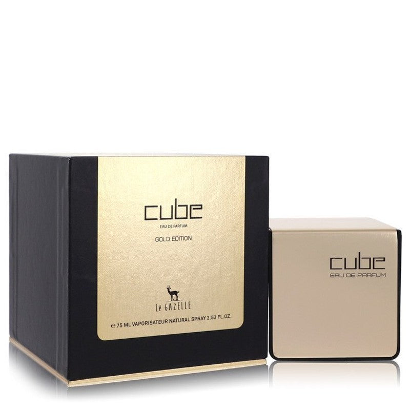 Le Gazelle Cube Gold Edition Eau De Parfum Spray By Le Gazelle - Le Ravishe Beauty Mart