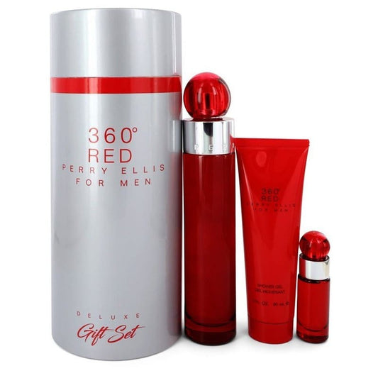 Perry Ellis 360 Red Gift Set By Perry Ellis - Le Ravishe Beauty Mart