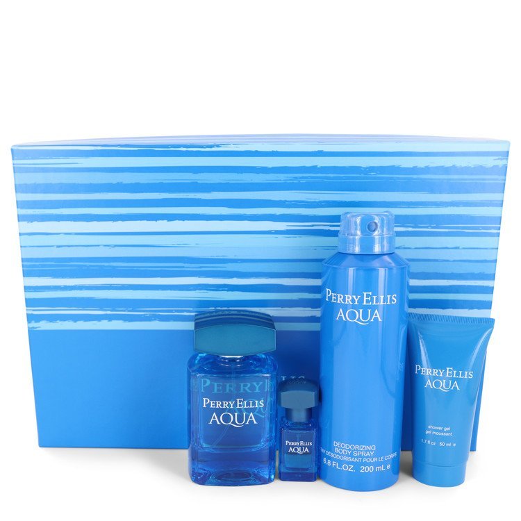Perry Ellis Aqua Gift Set By Perry Ellis - Le Ravishe Beauty Mart