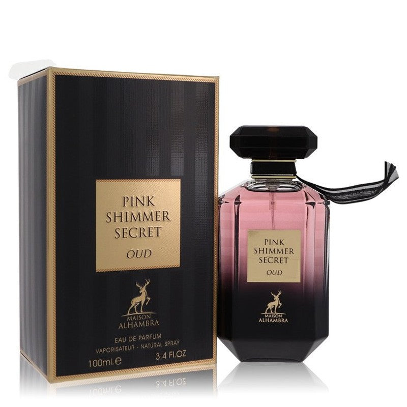 Pink Shimmer Secret Oud Eau De Parfum Spray (Unisex) By Maison Alhambra - Le Ravishe Beauty Mart