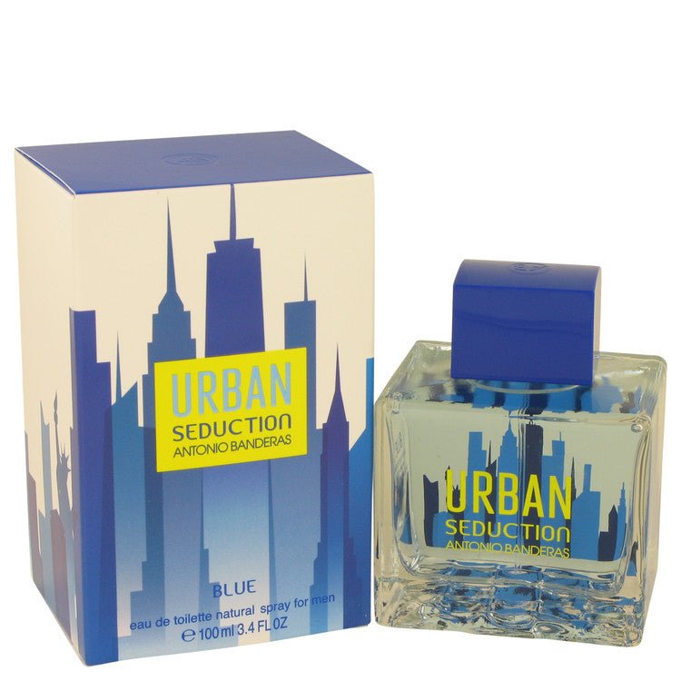 Urban Seduction Blue Eau De Toilette Spray By Antonio Banderas - Le Ravishe Beauty Mart