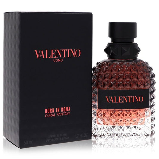 Valentino Uomo Born In Roma Coral Fantasy Eau De Toilette Spray By Valentino - Le Ravishe Beauty Mart